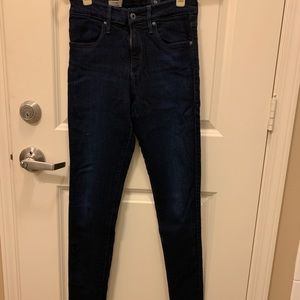 AG Farrah skinny blue jeans